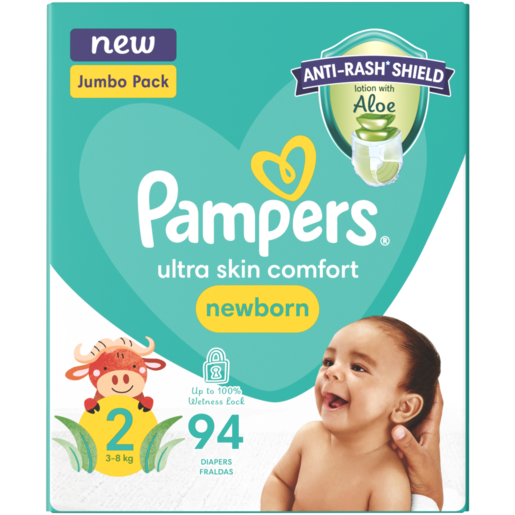 PAMPERS JUMBO ACTIVE BABY NAPPY NO 6